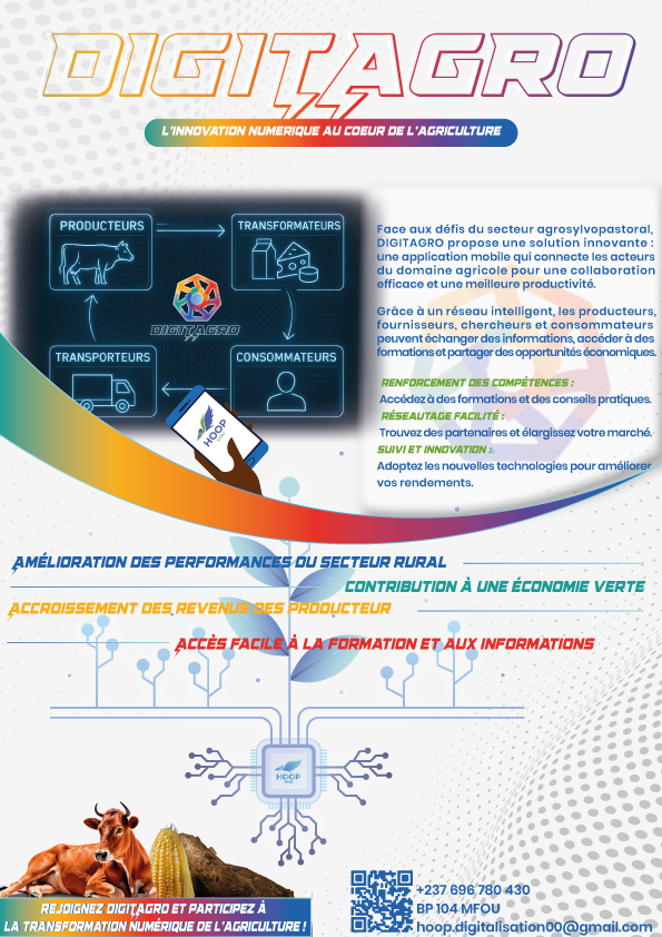 Affiche publicitaire pour DIGITAGRO