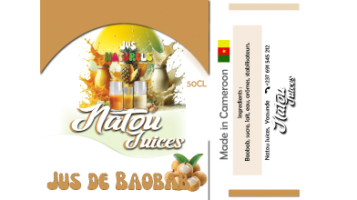 Étiquette Pour Jus naturel